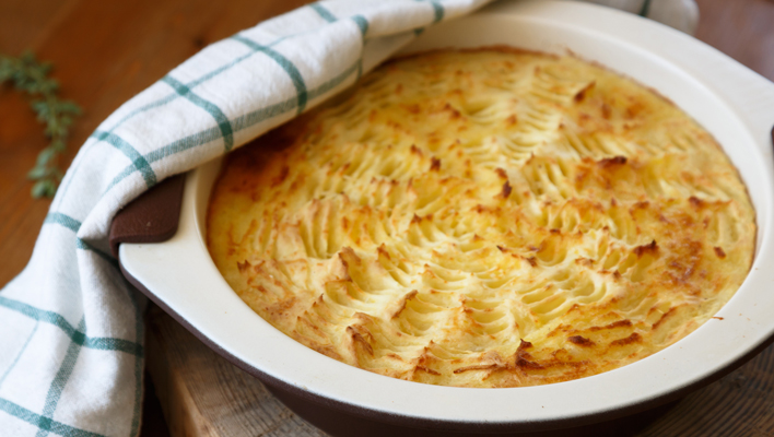 Lentil cottage pie