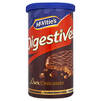 McVitie's Plain Chocolate Digestives Tube 250g