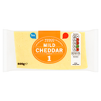 Tesco Mild Cheddar British Cheese 800g