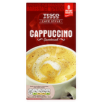 Tesco Café Style Cappuccino Sweetened 8 x 17g (136g)