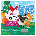 product image - Little Yeos Organic Fruity Favourites Yogurt 4 x 90g (360g)