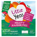 Yeo Valley Family Farm Little Yeos Fruity Favourites Yogurt 4 x 90g (360g) Apricot