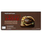 Waitrose Frozen 4 Aberdeen Angus Home-Style British Beef Quarter Pounders 454g