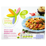 product image - Tesco Healthy Living Steam Meal Sweet Chilli Chicken Noodles 350g
