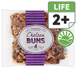 Tesco 4 Chelsea Buns