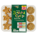 The Co-operative Loved by Us 12 Piece Breaded Cheese Selection 240g Mozzarella Cheese Star