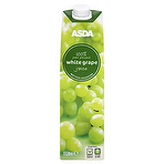 Asda 100% Pure Pressed White Grape Juice Not From Concentrate 1 Litre