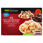 Asda Chosen by You 56 Piece Celebration Dessert Platter 586g Mini Vanilla Slices