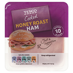 Tesco Cooked Honey Roast Ham 10 Slices 125g