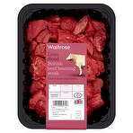 product image - Waitrose Lean Diced British Beef Braising Steak