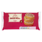 Tesco Raspberry Swiss Roll 