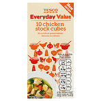 Tesco Everyday Value 10 Chicken Stock Cubes 100g