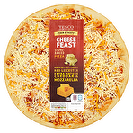 Tesco Thin & Tasty Cheese Feast Stone-Baked Pizza 535g