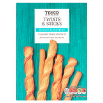 Tesco Twists & Sticks Savoury Assortment 115g Salted Breadsticks