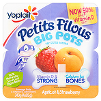 Petits Filous Apricot & Strawberry Fromage Frais 4 x 85g