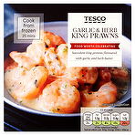 Tesco Garlic & Herb King Prawns 120g