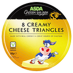 Asda Chosen by You 8 Creamy Cheese Triangles 140g