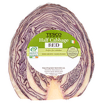 Tesco Half Cabbage Red