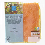 M&S Scottish Oak & Applewood Smoked Lochmuir Salmon 100g