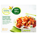 Tesco Healthy Living Sweet & Sour Chicken with Egg Fried Rice 380g