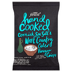 Tesco Finest Hand Cooked Cornish Sea Salt & West Country Cider Vinegar Crisps 40g