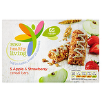 product image - Tesco Healthy Living Apple & Strawberry Cereal Bars 5 x 21g