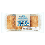 product image - Tesco Everyday Value 8 Sausage Rolls 400g