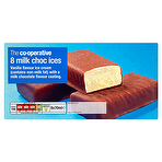 The Co-operative 8 Milk Choc Ices 8 x 70ml