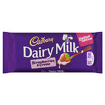 Cadbury Dairy Milk with Strawberries and Creme Chocolate Bar 120g