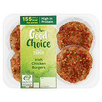 Tesco Good Choice Irish Chicken Burgers 400g