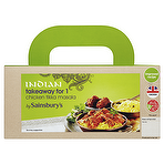 Sainsbury's Indian Takeaway for 1 Chicken Tikka Masala 609g Mini Plain Naan