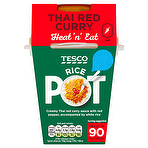 Tesco Heat 'n' Eat Rice Pot Thai Red Curry 250g