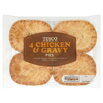 Tesco 4 Chicken & Gravy Pies 600g