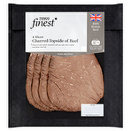 Tesco Finest Charred Topside of Beef 4 Slices 100g