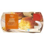 M&S 2 Syrup Sponge Puddings 2 x 105g