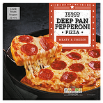 Tesco Deep Pan Pepperoni Pizza 377g