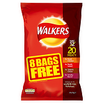 product image - Walkers Meaty 20 x 25g Ready Salted Potato Crisps