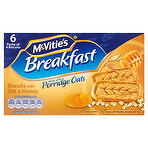 McVitie's Breakfast Porridge Oats Biscuits with Oat & Honey 6 x 50g (300g)