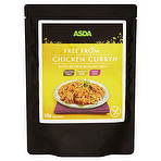 Asda Free From Chicken Curry with Brown Basmati Rice 300g