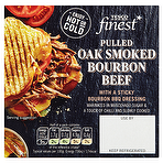 Tesco Finest Pulled Oak Smoked Bourbon Beef 120g