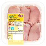 The Co-operative Elmwood British Boneless Chicken Thigh Fillets 480g