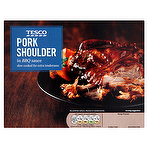 Tesco Pork Shoulder in BBQ Sauce 500g