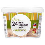 product image - Sainsbury's 24 Mini Sausage Rolls 240g