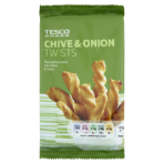 product image - Tesco Chive & Onion Twists 125g