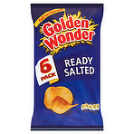 Golden Wonder Ready Salted Crisps 6 x 25g