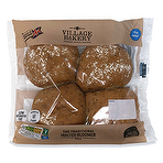 product image - Aldi Village Bakery 4 Malted Bloomer Rolls 240g