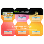 product image - Asda Chosen by You Assorted French Set Yogurts 6 x 125g (750g) Vanilla