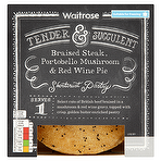 Waitrose Braised Steak, Portobello Mushroom & Red Wine Pie Shortcrust Pastry 260g