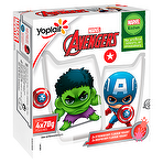 Marvel Kitchen Avengers Strawberry & Raspberry Flavour Yogurt Pouches 4 x 70g Strawberry Flavour Yogurt