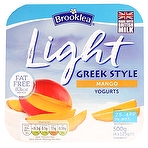 product image - Aldi Brooklea Light Greek Style Mango Yogurts 4 x 125g